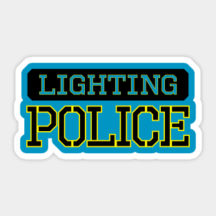 Light Police Sticker